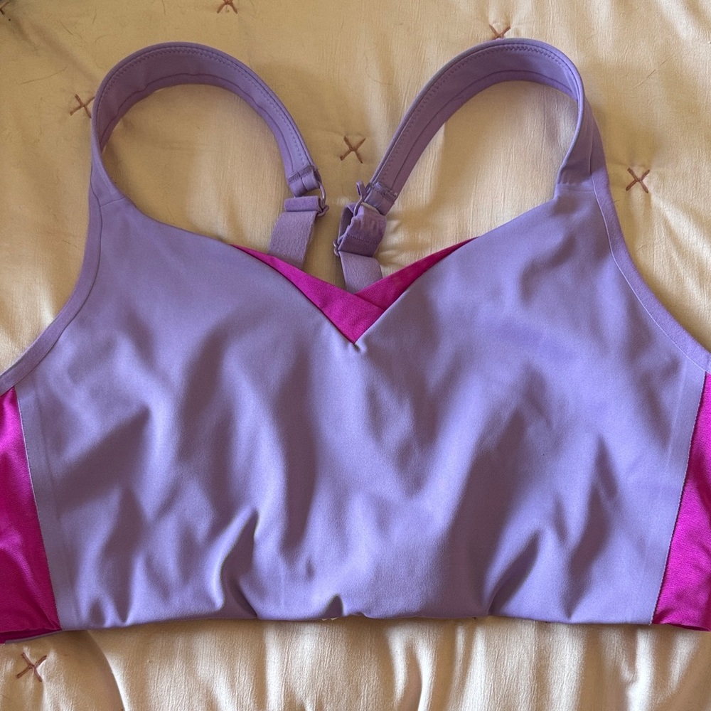 Brooks Purple and Pink Sports Bra